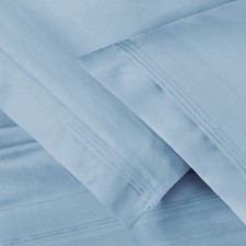 100 Egyptian Cotton 650 Thread Count, Standard 2-Piece Pillowcase Set, Singl...