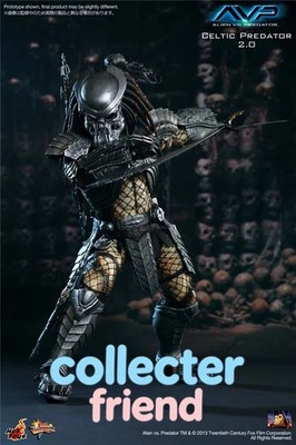 NEW Hot Toys MMS221 Alien vs. Predator - Celtic Predator 2.0