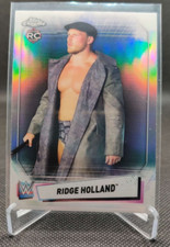 2021 Topps Chrome WWE Refractor #91 Ridge Holland RC Rookie wrestling card