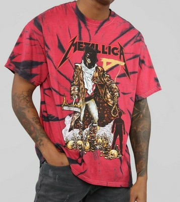 metallica red shirt