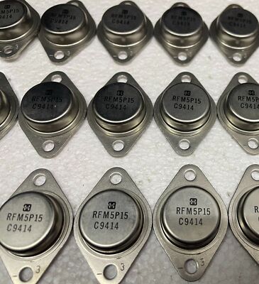 1×RFM5P15  P-Channel Enhancement-Mode Power Field-Effect Transistors