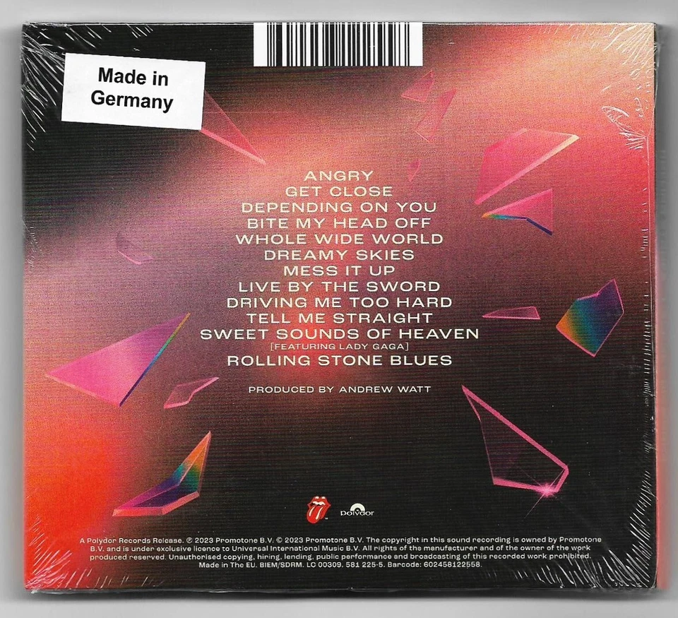 Rolling Stones – Hackney Diamonds / CD / Limited Edition / Digipak / NEU & OVP - Bild 2 von 2