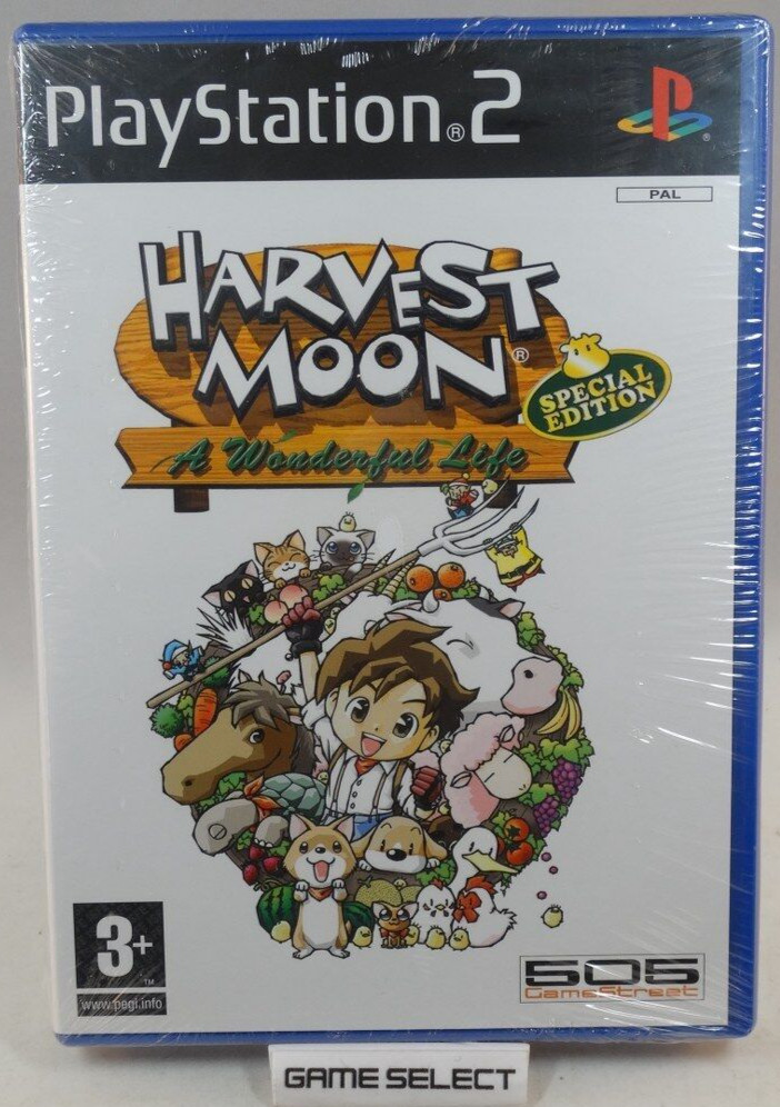 Harvest Moon A Wonderful Life Édition Spéciale PS2 PAL Nouveau Scellé