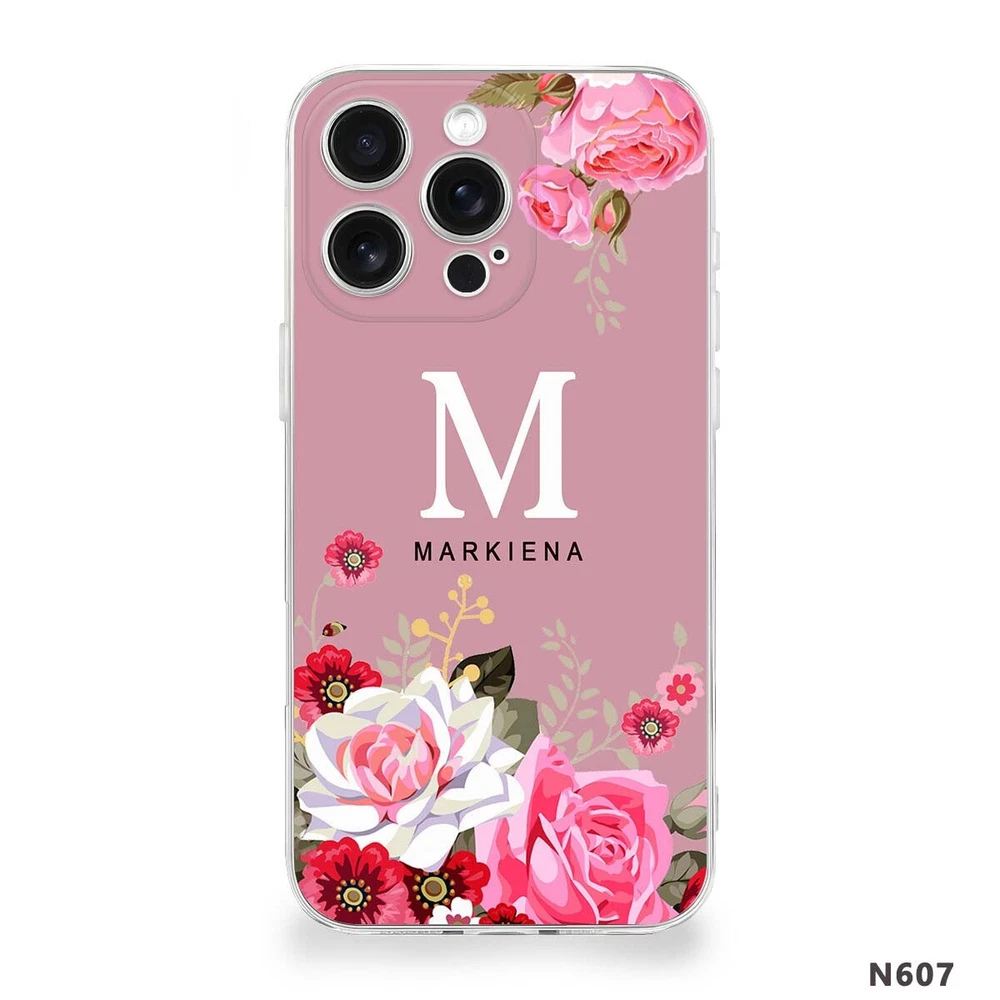 Floral TPU Phone Case for iPhone 15 16 Plus 14 13 12 11 XS Pro Max