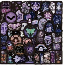 10pcs Fun Spooky Halloween Stickers. Scrapbook, Journal, DIY Crafts  Cards