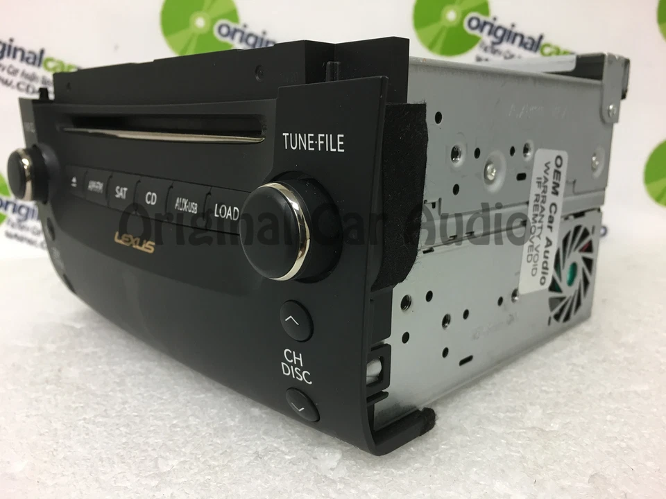 2010 - 2011 Lexus GS350 GS460 OEM 6 CD AM FM SAT USB Radio Reciever P1877 - Image 3 of 4