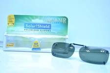 Solar shield 52 RecA  Clip on sunglasses Blk lens with diamonds