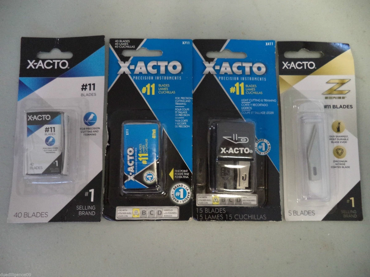 100 X-Acto GENUINE #11 Blades 5 15 40 100 pack X 811 XC2270 XACTO Knife  ORIGINAL 79946093599