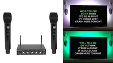 Rockville RKI60 Karaoke Microphone System 4 ipad/iphone/Android/Laptop/TV LED's