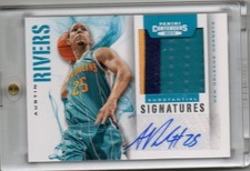2012-13 Austin Rivers Panini Contenders SUBSTANTIAL AUTO PATCH RC #D 5/10