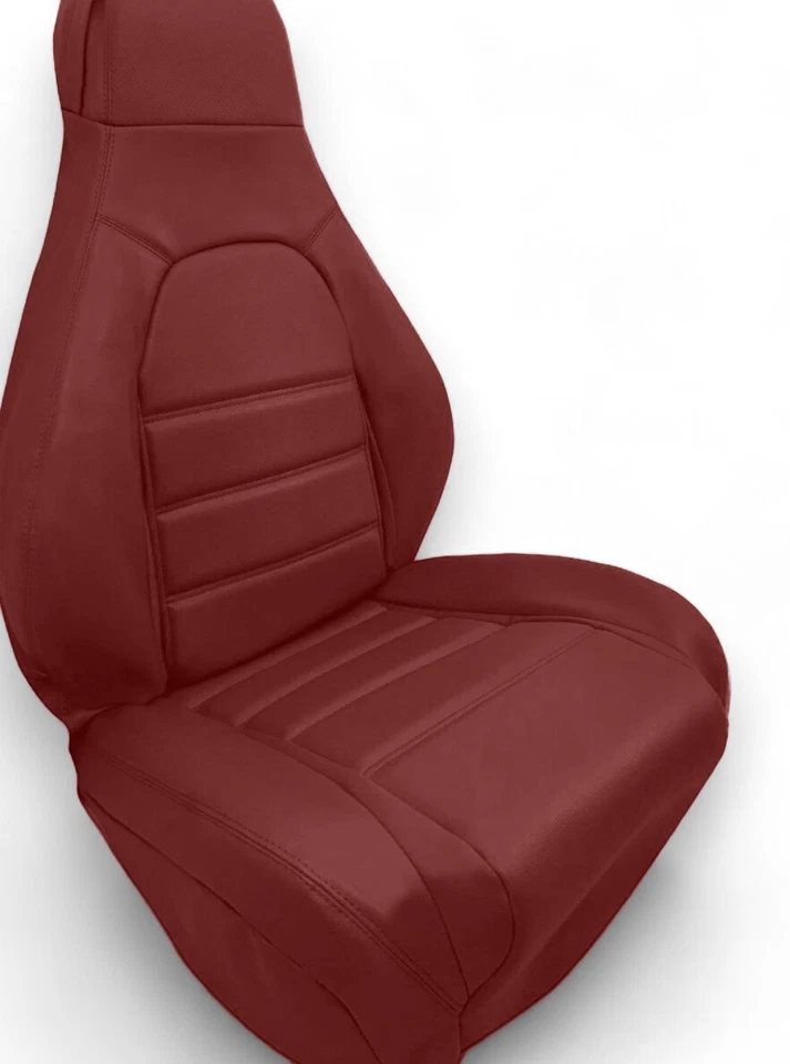 Чехлы на сиденья для Mazda MX-5 Miata 1990-1996 темно-красные - Изображение 2 из 4