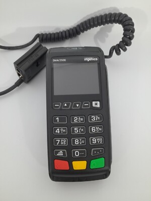 Ingenico Desk/3500 Kreditkartenterminalleser Kassensystem GETESTET!!
