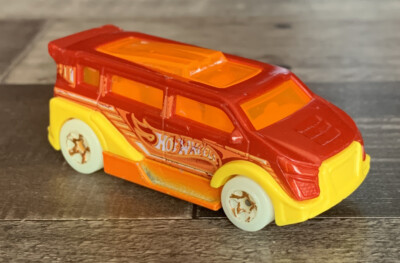 2012 Hot Wheels HW Race Speedbox Car - Orange/Yellow, 1:64