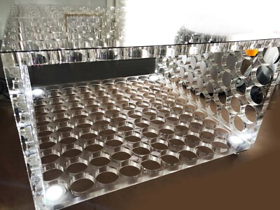 Luxus Designer Couchtisch Wohnzimmertisch Acrylglass VIP Unikat