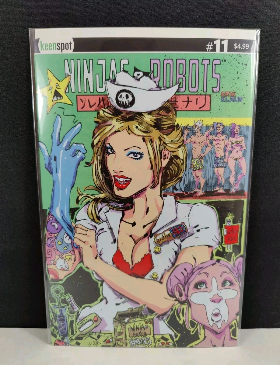 Ninjas & Robots #11 BLINK 182 Tribute Homage Cover keenspot Comics