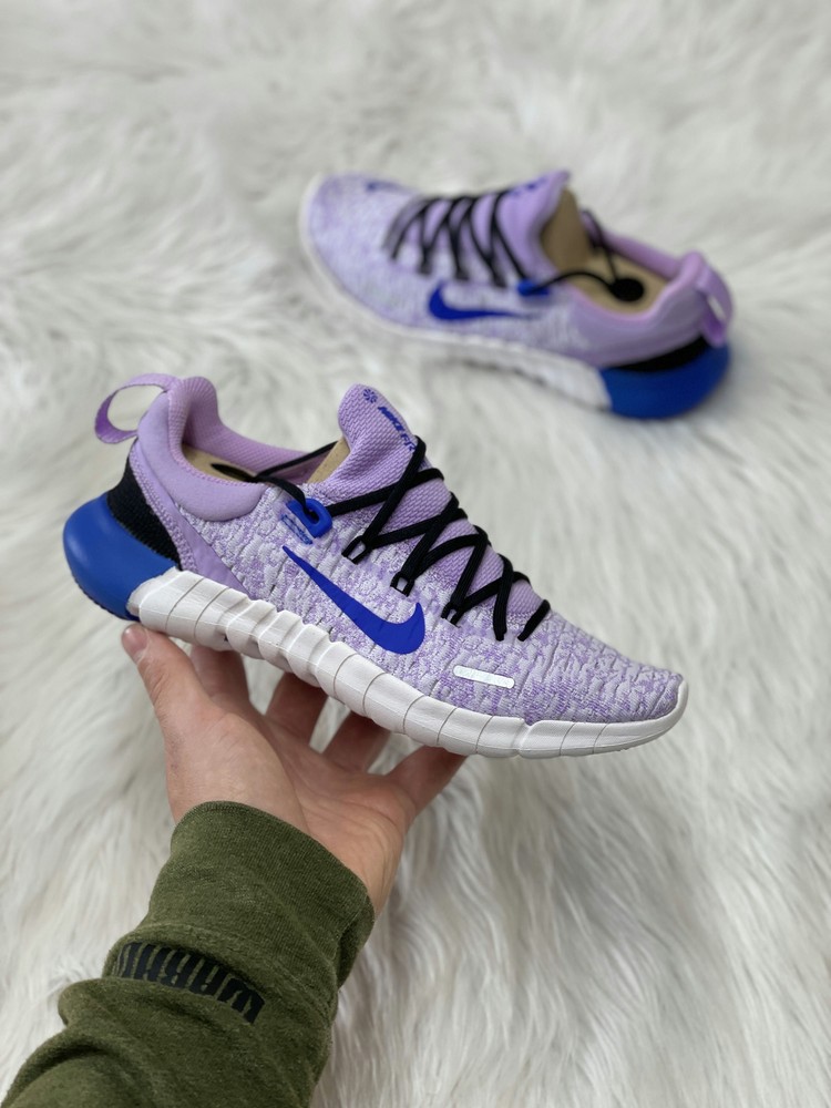 Nike Free Run 5.0 Next Nature Purple Womens Running CZ1891-500 NEW Sz 6