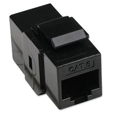 Intellinet Accoppiatore RJ45 F/F UTP Cat6 Keystone Nero