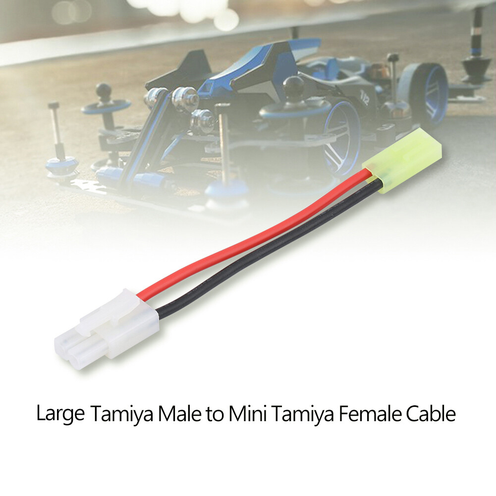 Câble Adaptateur Tamiya Mâle Vers Mini Tamiya Femelle - Connexion Pour Batteries Et Chargeurs RC