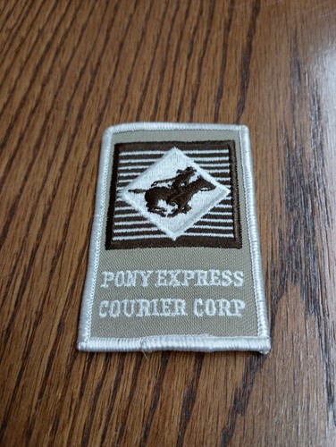 Pony Express Courier Corp. Vintage Patch 3" x 2"