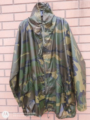 woodland camo rain coat