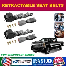 3 Point Retractable Car Seat Lap Belt For Chevy Cruze 2011 12 13 14 15 17 18 19