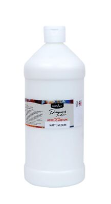 Handy Art Designer's Palette Artist Acrylic 32 ounce, Matte Medium