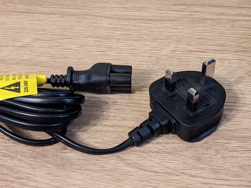 Power supply cable ONLY Thrustmaster TX T300 racing wheel Servo Base UK adapter - Picture 5 of 11