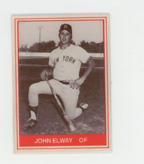 John Elway Denver Broncos METAL Baseball Card - New York Yankees