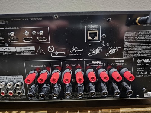Yamaha TSR-7850 7.2 ch Wi-Fi BT 4K Receiver - Black/#F12 - Picture 11 of 12