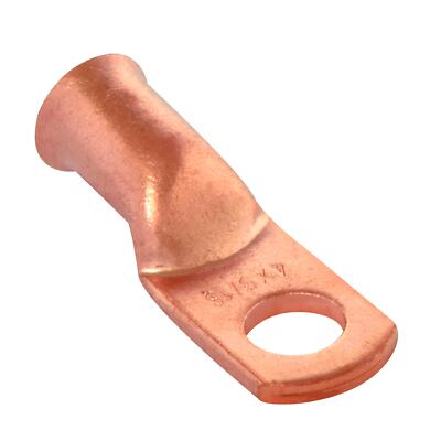 25pcs 8 GA AWG 5/16'' Copper Wire Ring Terminal Crimp Battery Welding Cable Lug