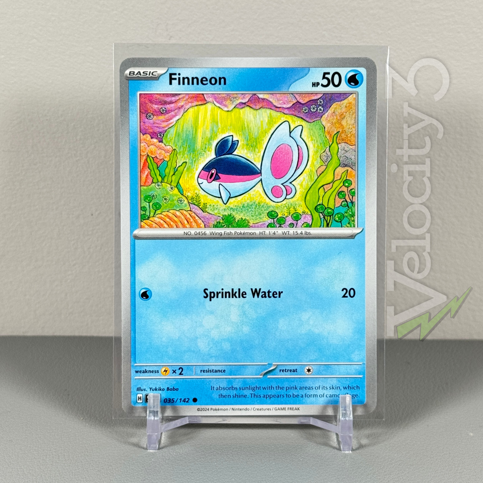 Pokemon TCG Card: FINNEON 35/142 | Common | Stellar Crown | NM/Mint