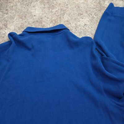 Polo Ralph Lauren Sweater XXL Blue Pony Pullover 1/4 Zip