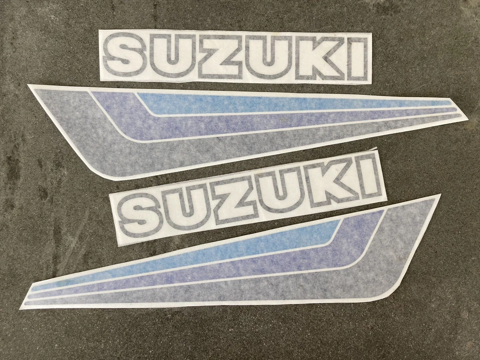 Juego completo de calcomanías/kit de pegatinas/gráficos/enduro vintage Suzuki DR500 1982 Foto 4 de 4