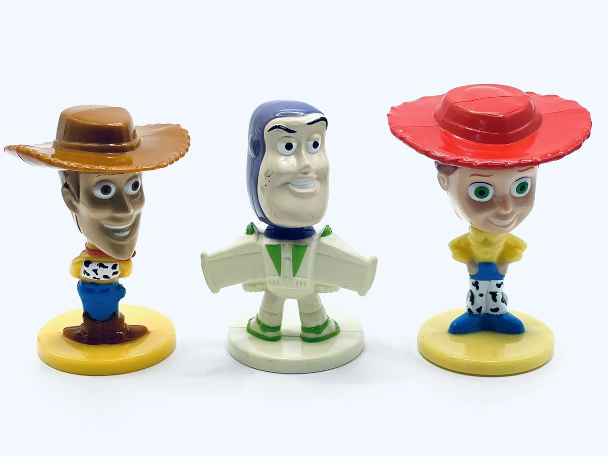 Kelloggs Disney Bobble Head Toy Story Woody Buzz Bo Peep