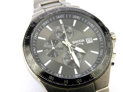 Herren Boccia 3773-01 Chrono Sportuhr - 100m