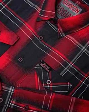 DIXXON Flannel Sz L Social Distortion Prison Bound Mike Ness Brand New