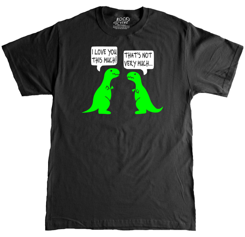 T-Rex Dinosaur 100% Cotton 