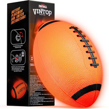 Glow in the Dark Football for Kids Boys Ages 8-12 15, Light up LED Football Toys