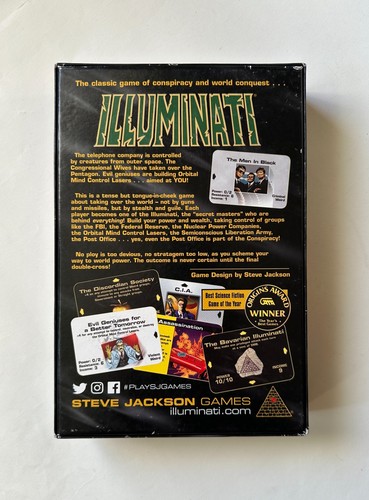 ILLUMINATI The Game of Conspiracy: First Edition | 2017 Steve Jackson Games CIB - Picture 2 of 15