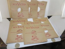 10 RCA VICTOR 78 RPM 10" Company Sleeves No Records