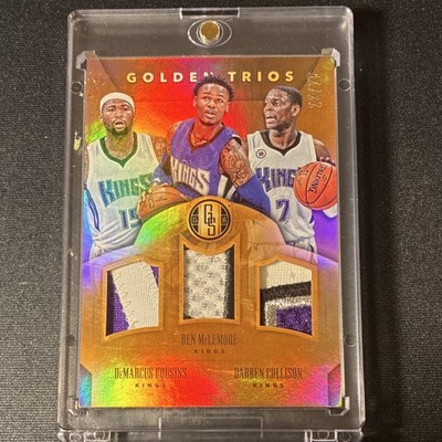 Panini 2015-16 Gold Standard Golden Trios #2 /25 Kings Cousins Collison McLemore