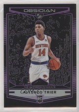 2018 Panini Chronicles Obsidian Preview Purple 5/49 Allonzo Trier Rookie RC z9m