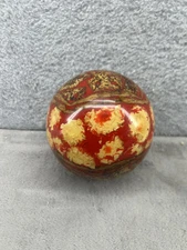 Decorative Balls Plastic Home Decor Red Yellow Brown Jasper Pattern