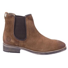 Image of Cotswold Corsham Mens Chelsea Boot Smart Shoe Workwear Casual Brown