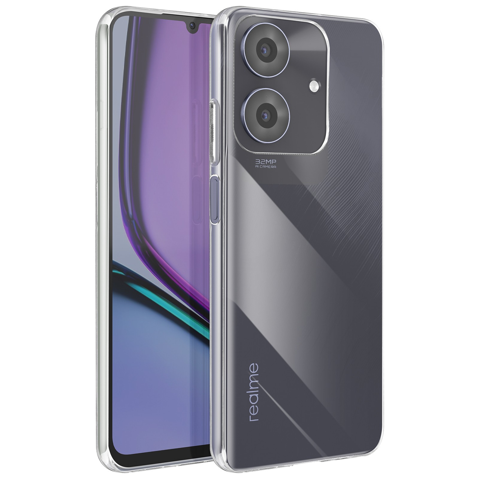 Coque Note 60 Avizar en silicone souple transparent