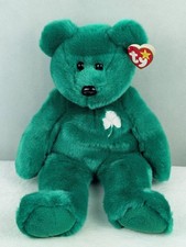 TY Beanie Buddy ERIN the Irish Bear 14  Large Plush Stuffed Animal NEW