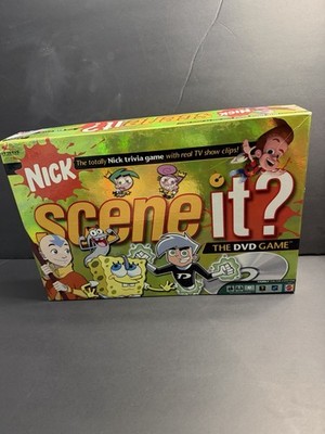 NICK Scene It? DVD Game   Nickelodeon Trivia   Mattel   Incomplete