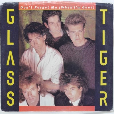 GLASS TIGER Don'T Forget Me (When I'M Gone) MANHATTAN P-B-50037 VG 45 1986 7''