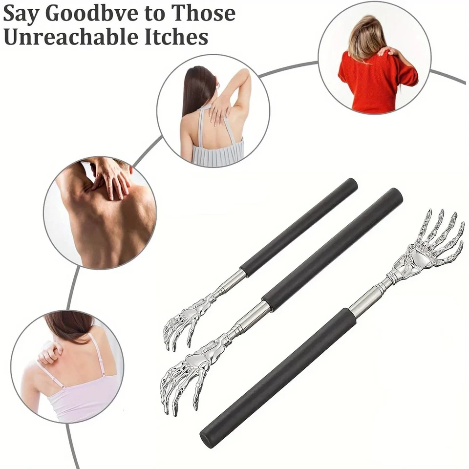 Portable Extendable Back Scratcher Stainless Steel (Back Scratcher) - Image 4 of 4