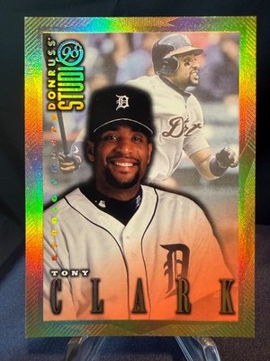 1998 Donruss Studio Studio Proofs Gold 284/300 Tony Clark